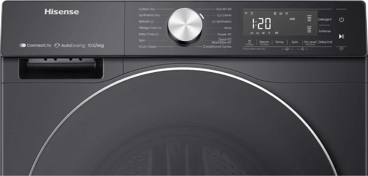 Стирально-сушильная машина Hisense WD5S1045BB