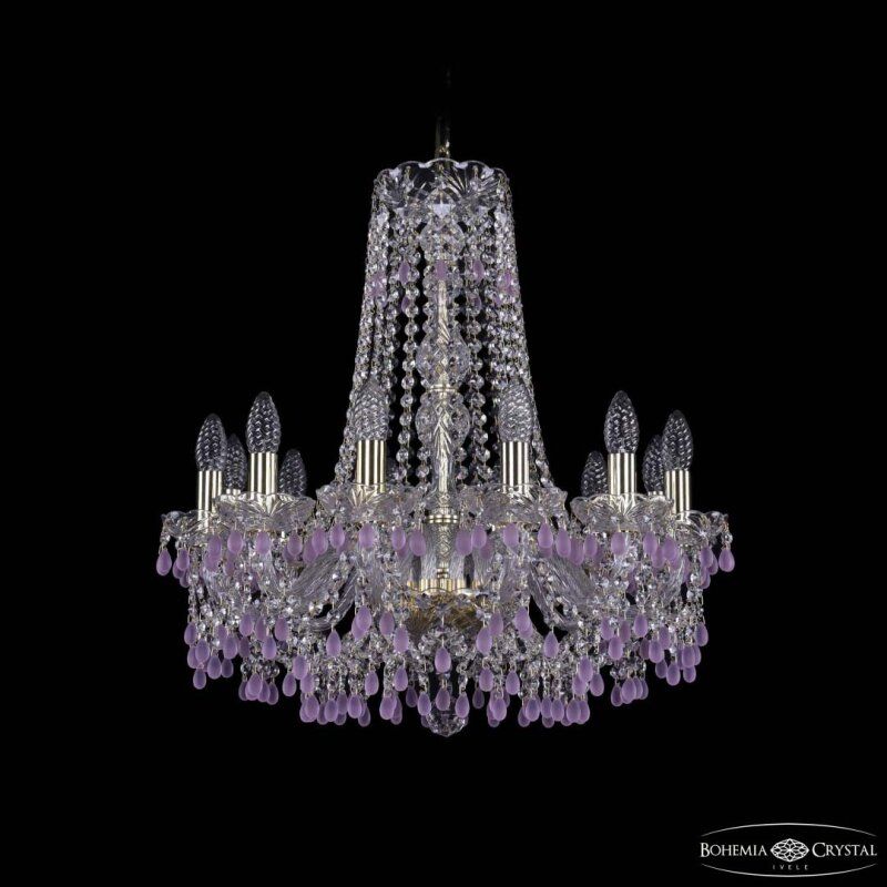 Подвесная люстра Bohemia Ivele Crystal 1410 1410/12/195/h-60 G V7010