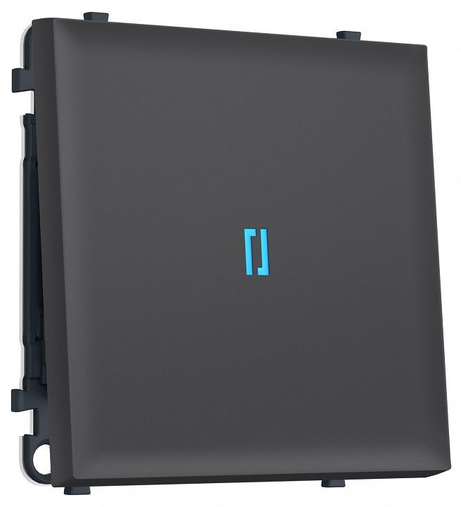 Выключатель проходной одноклавишный с подсветкой без рамки Ambrella Volt MS MS902040