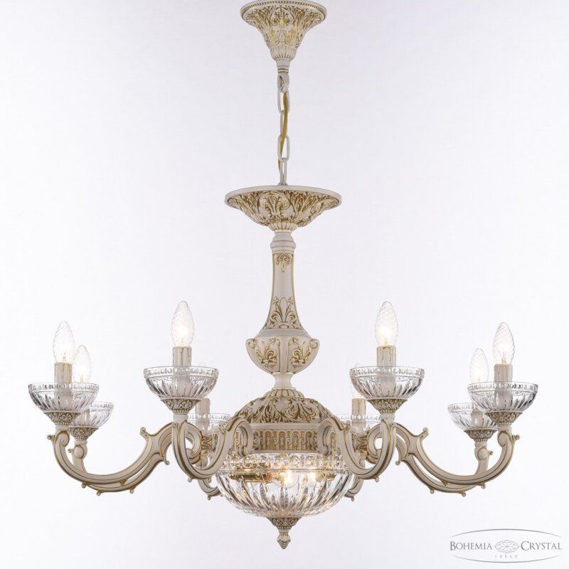 Подвесная люстра Bohemia Ivele Crystal AL7801 AL78101P/8/250 WMG P Clear/M-1G