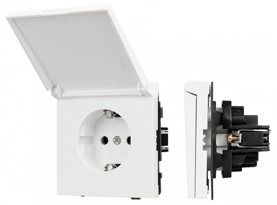 Розетка влагозащищенная с заземлением с крышкой, без рамки Arlight SCT-TENDO 054602