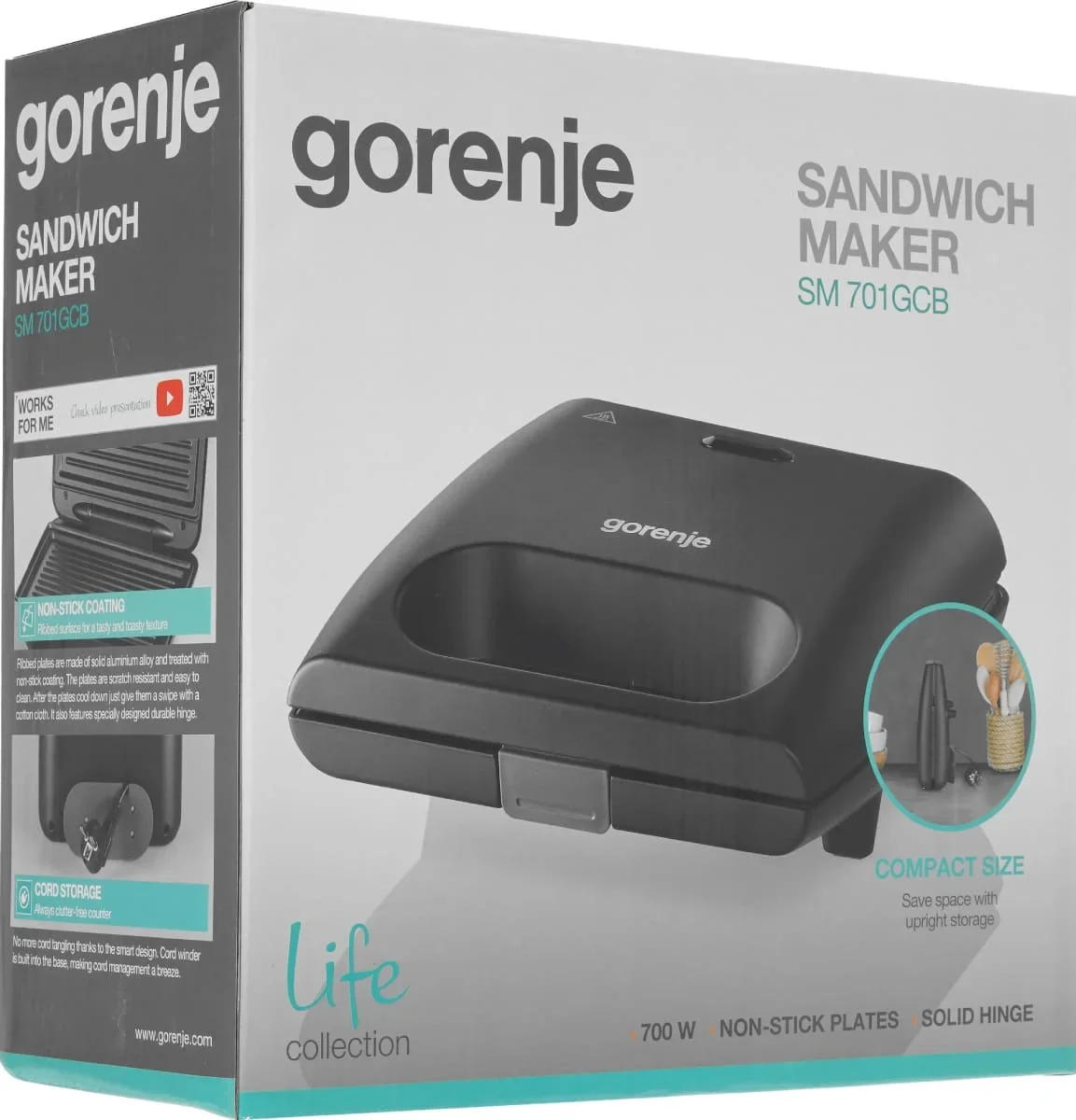 Мини-гриль Gorenje SM701GCB