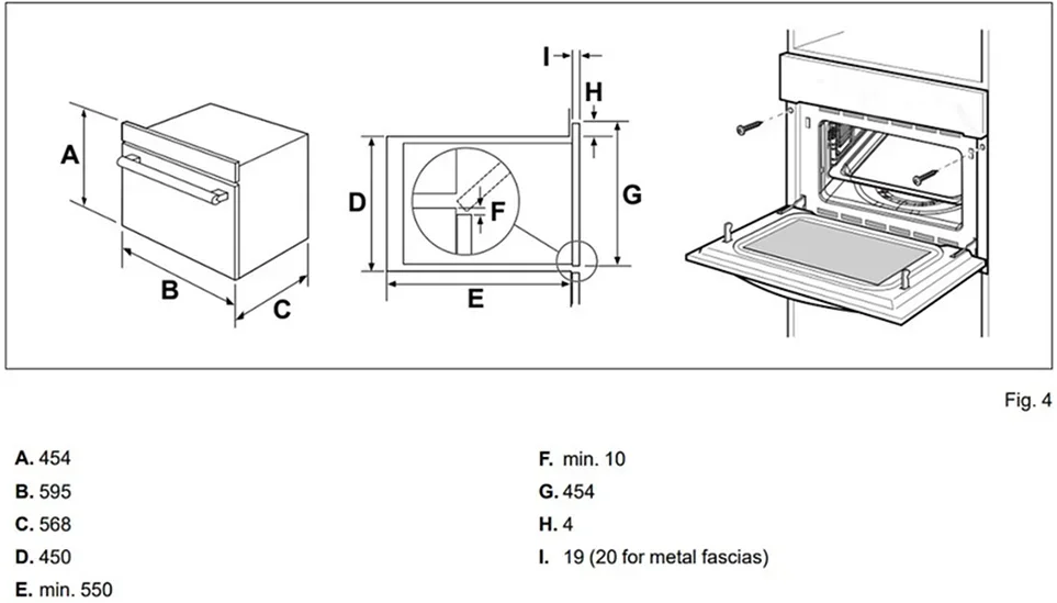 Встраиваемая микроволновая печь Bertazzoni FMOD4053MLB1