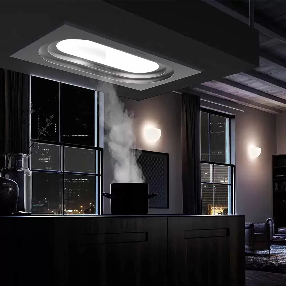Встраиваемая в потолок вытяжка Faber INSIDE UP IX KL A90