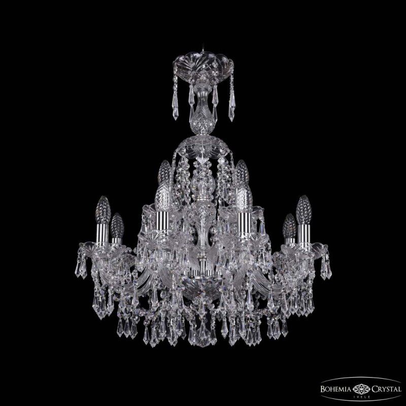 Подвесная люстра Bohemia Ivele Crystal 1403 1403/8+4/195/XL-65 Ni
