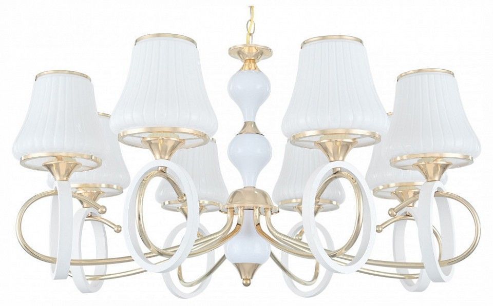 Подвесная люстра Arte Milano Florentia-2387 302387/8 Wh/Gd