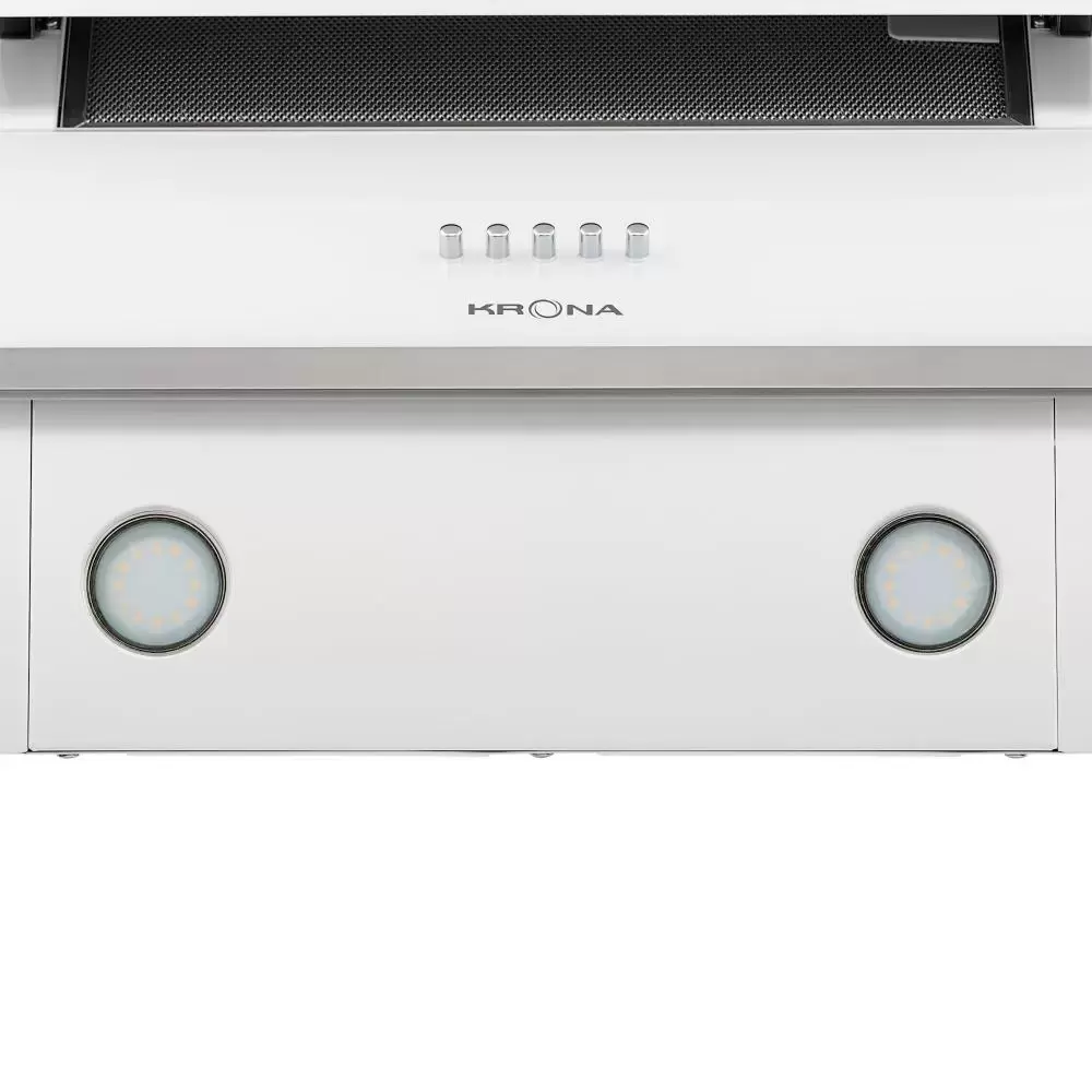 Вытяжка KRONA IRIDA 600 white push button