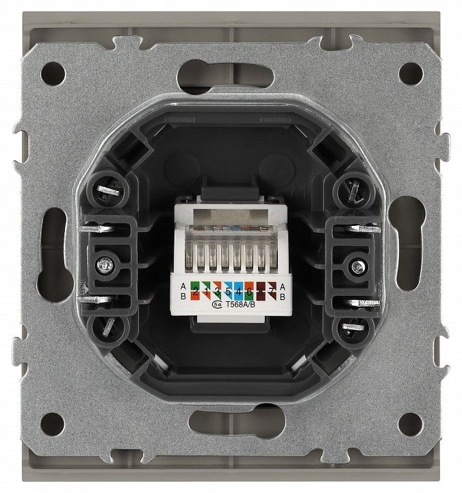 Розетка Ethernet RJ-45 без рамки Эра Arktik Б0070480