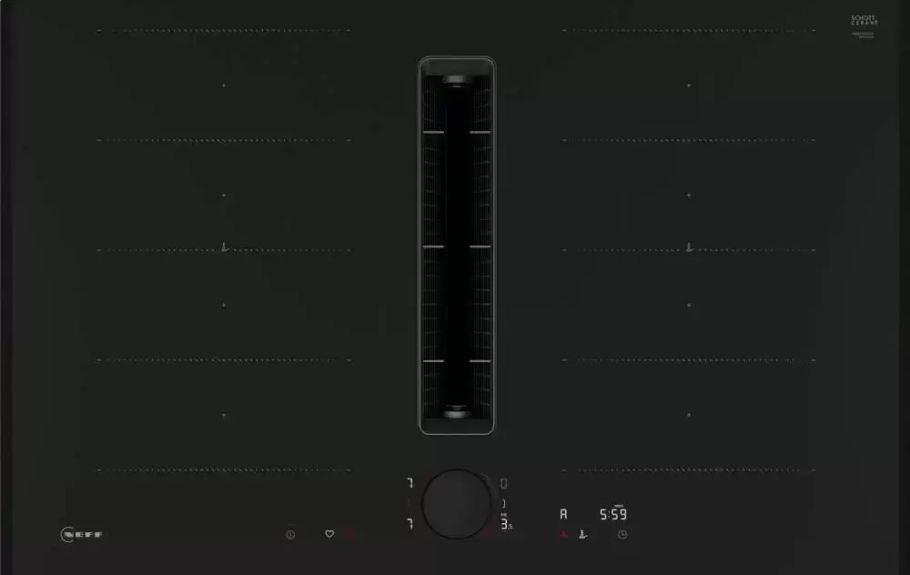 Индукционная варочная панель со встроенной вытяжкой Neff V68YYX4C0
