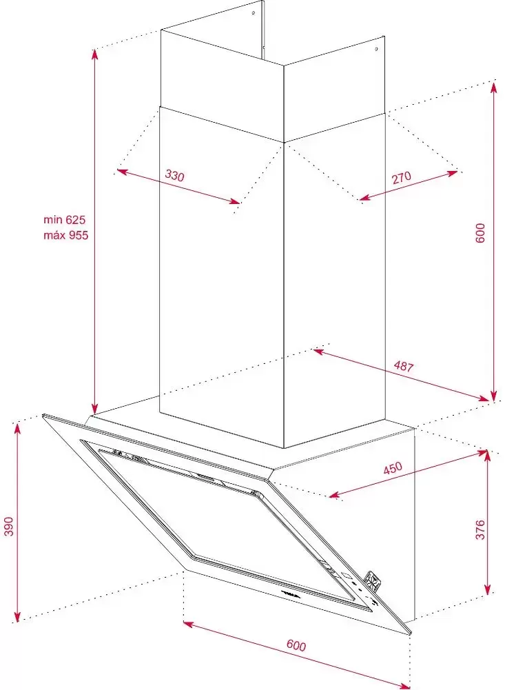 Вытяжка Teka DLV 68660 TOS STONE GREY
