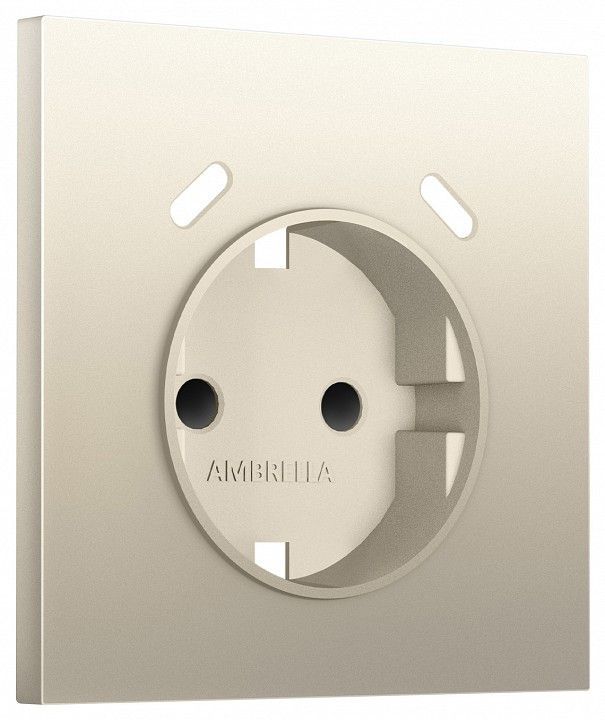 Накладка для розетки с заземлением и со шторками и 2хUSB type C Ambrella Volt SIGMA SP5505