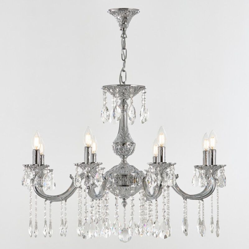 Подвесная люстра Bohemia Ivele Crystal AL7801 AL78101/8/250 A Ni