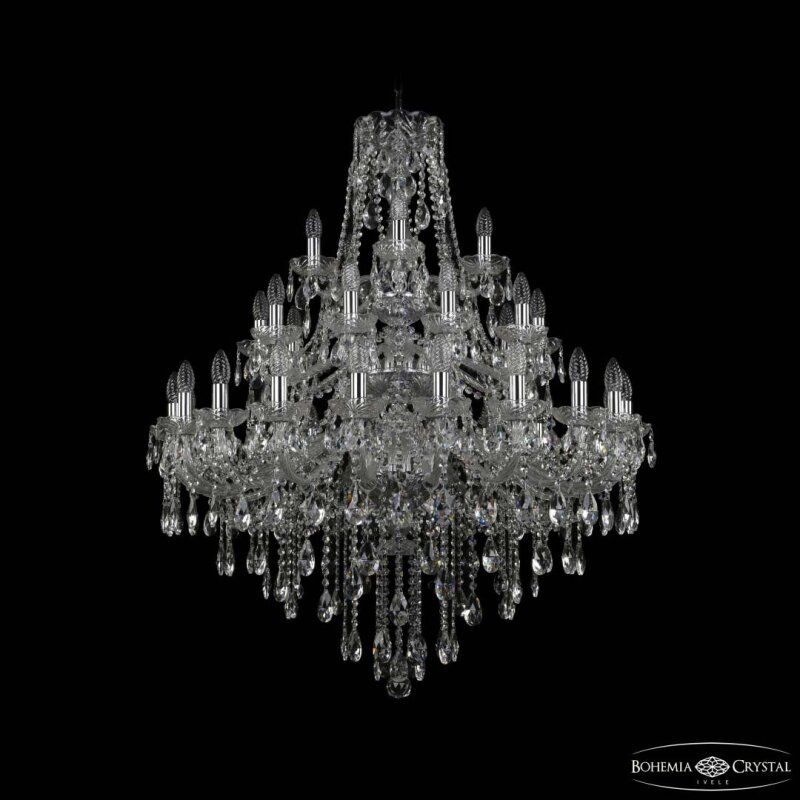Подвесная люстра Bohemia Ivele Crystal 1415 1415/20+10+5/300/3d Ni
