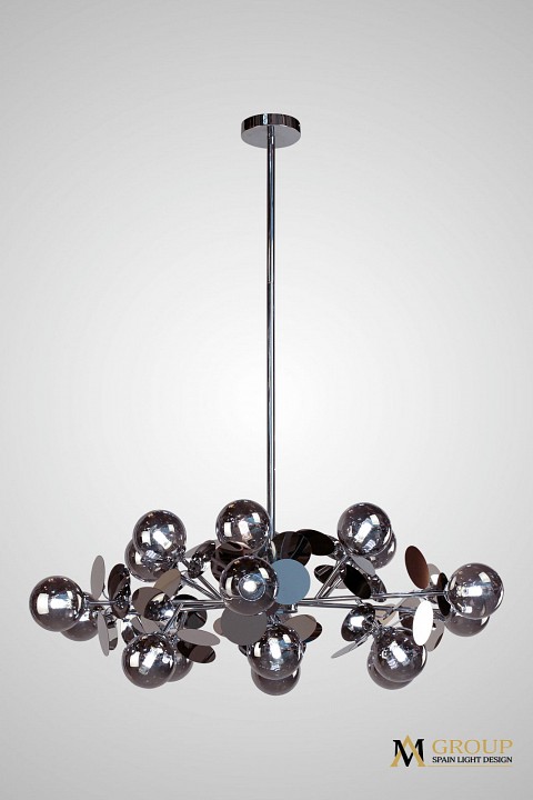 Люстра на штанге AM-Group  AM392 SP18 CHROM