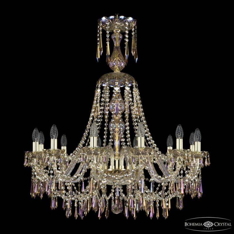 Подвесная люстра Bohemia Ivele Crystal 1403 1403/12/300/XL-95 G M801