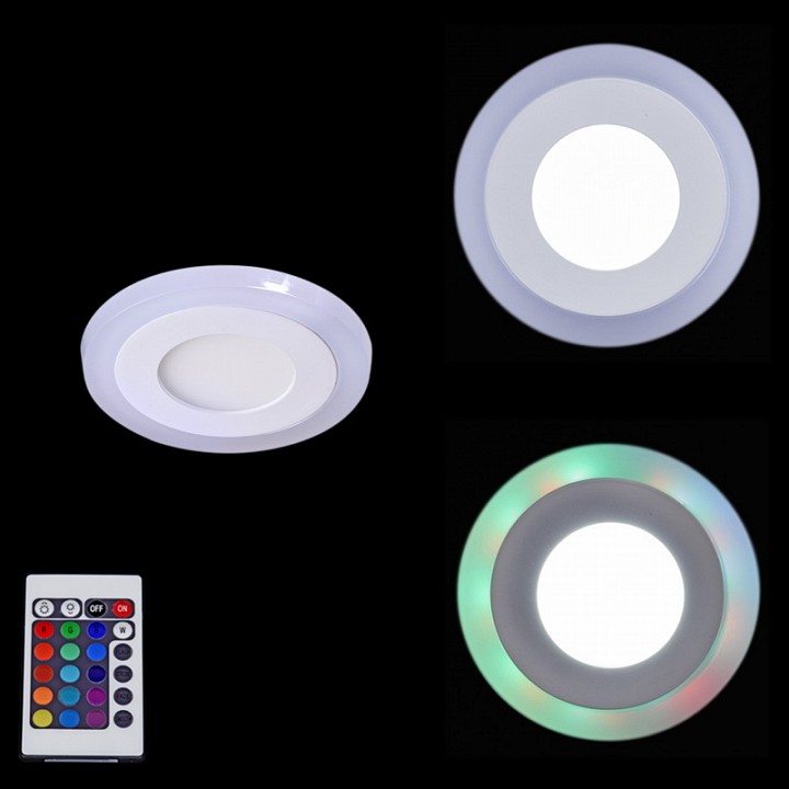 Встраиваемый светильник Reluce  50503-9.0-001TM LED3+3W  WH/DL+RGB