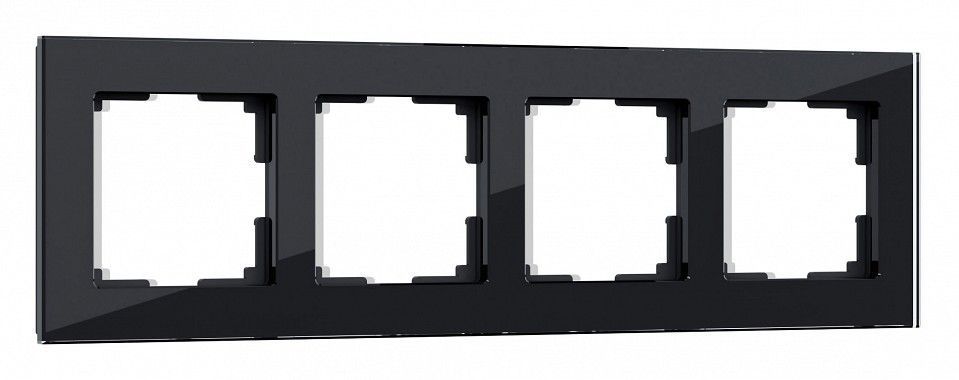 Рамка на 4 поста Werkel Favorit (черный) W0041108
