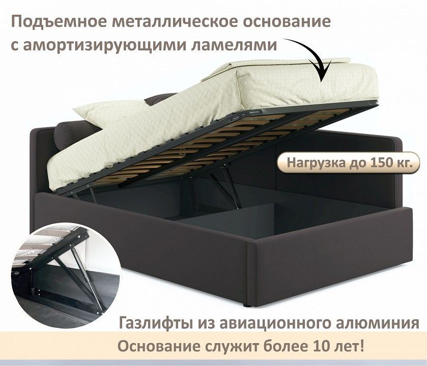 Кровать полутораспальная Kapri 1200