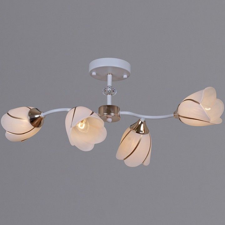 Люстра на штанге Reluce  35360-0.3-04 WH+FG