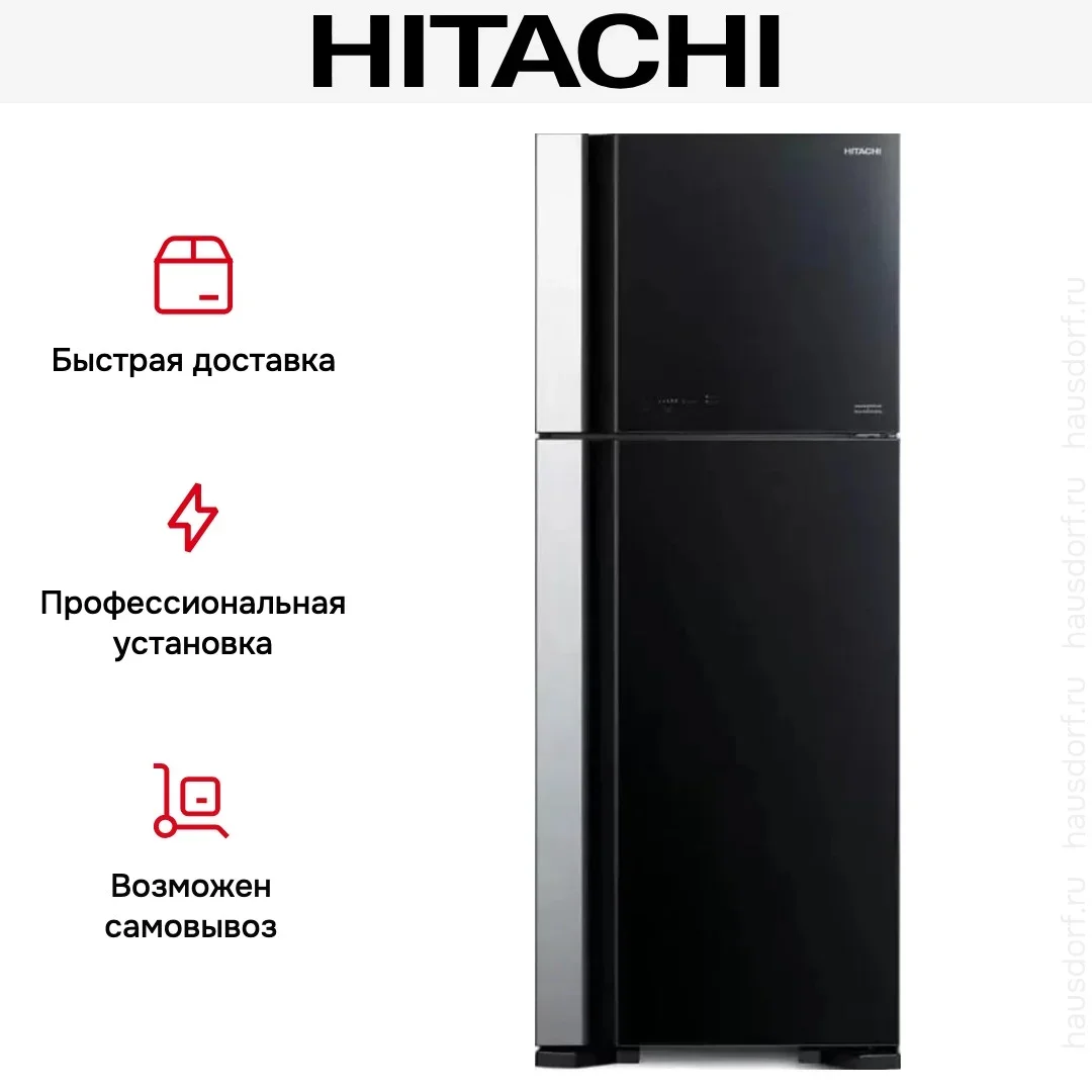 Холодильник Hitachi HRTN7489DFGBKCS