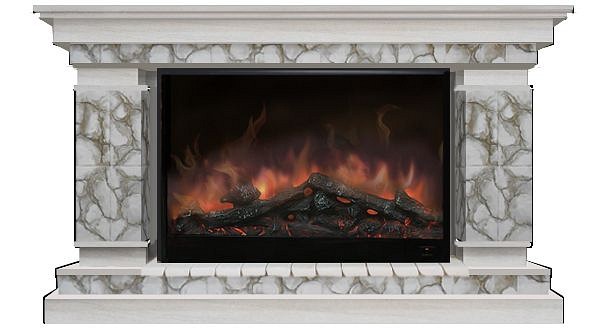 Комплект из электрокамина напольного и портала (143x45x82.5 см) Лорд Карелия Premier S10 ЛО000049