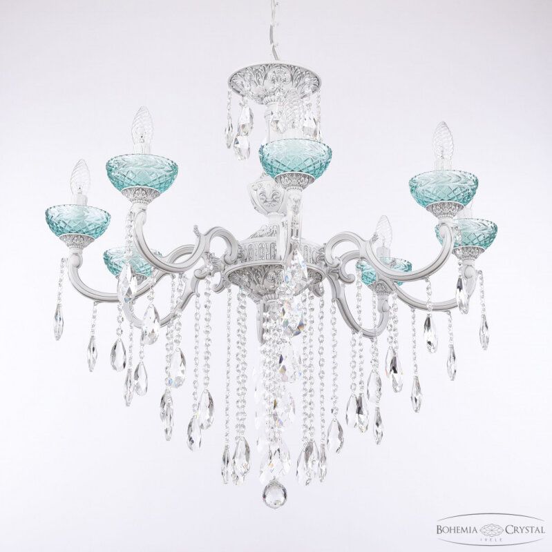 Подвесная люстра Bohemia Ivele Crystal AL7801 AL78101/8/250 B WMN P Birusa/M-1F