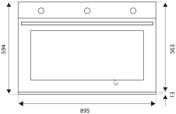Духовой шкаф Bertazzoni F909PROEKX