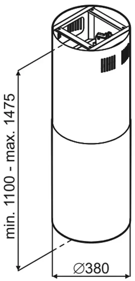 Вытяжка Maunfeld LEE ISLA (sensor) 39 Black