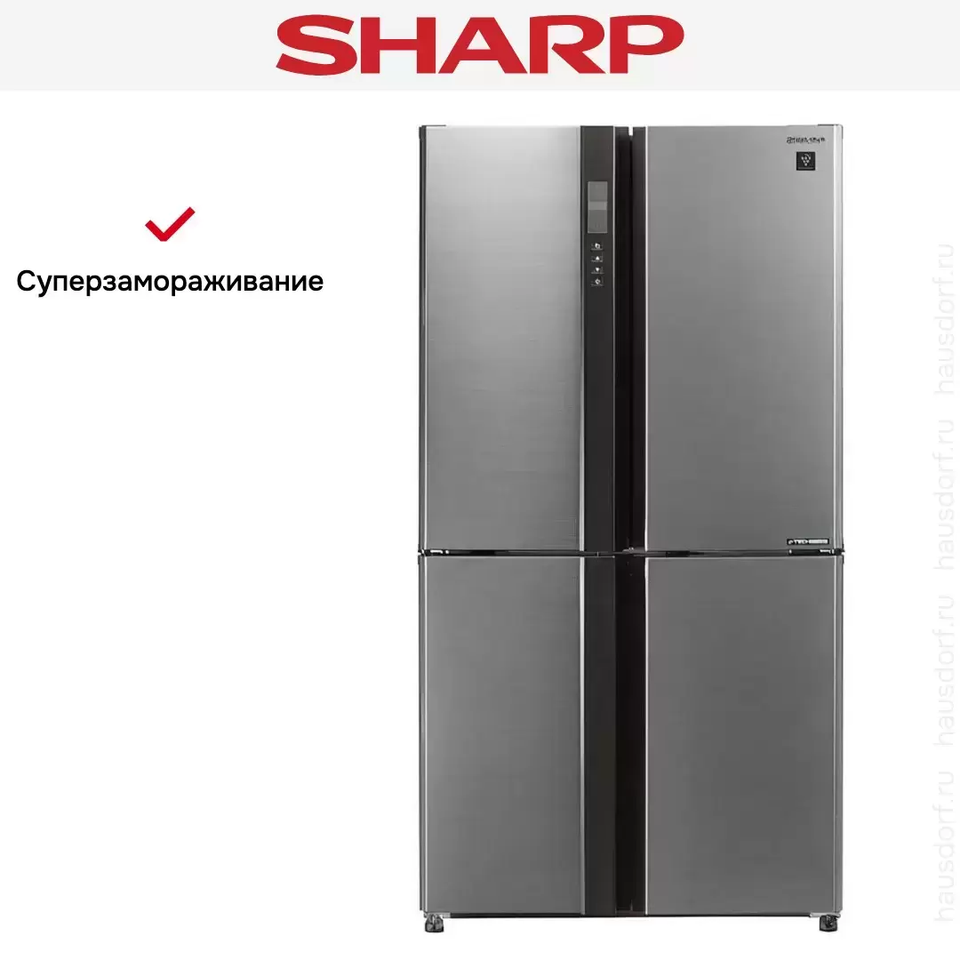 Холодильник Side by Side Sharp SJEX93PSL