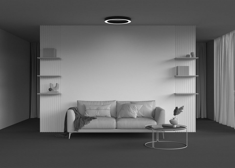 Накладной светильник Maytoni Technical Луа C093CL-45W4K-B