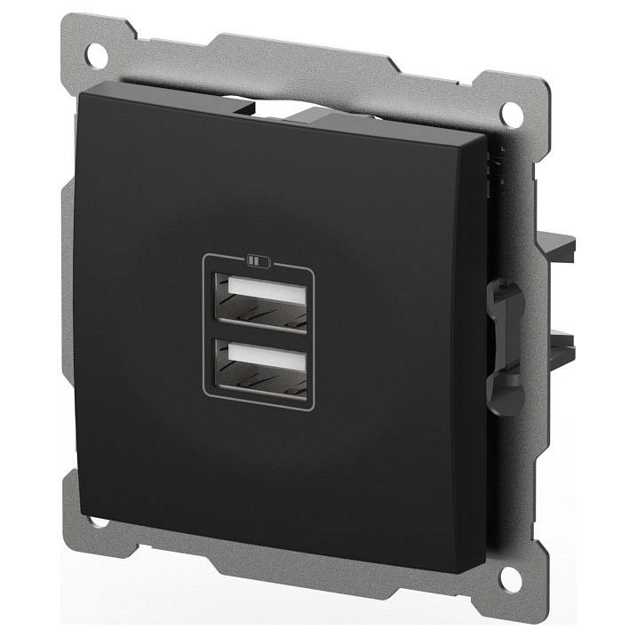 Розетка 2хUSB type A без рамки Elbi Eleсtriс Zena Vega 609-014800-143