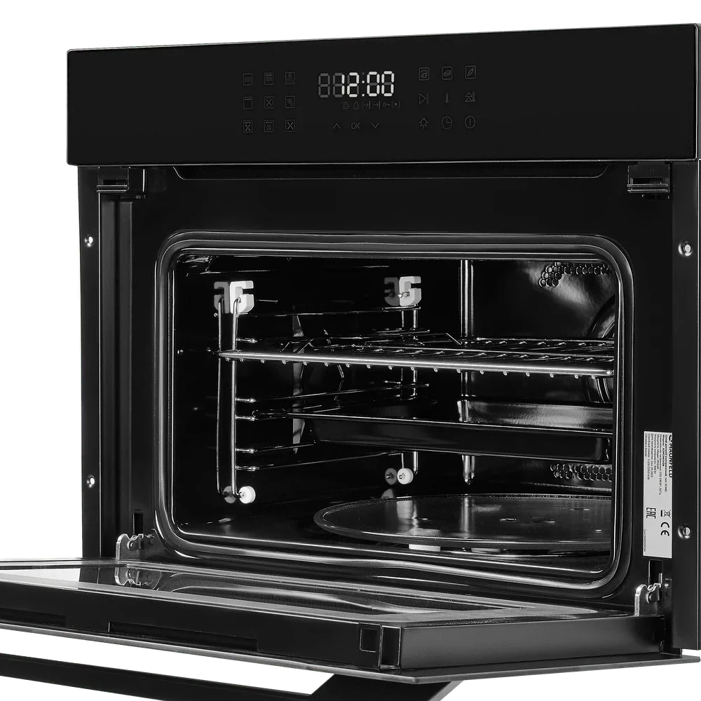 Компактный духовой шкаф с СВЧ Maunfeld XCMO4414GB