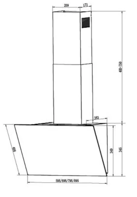 Вытяжка Faber VELA WH 60