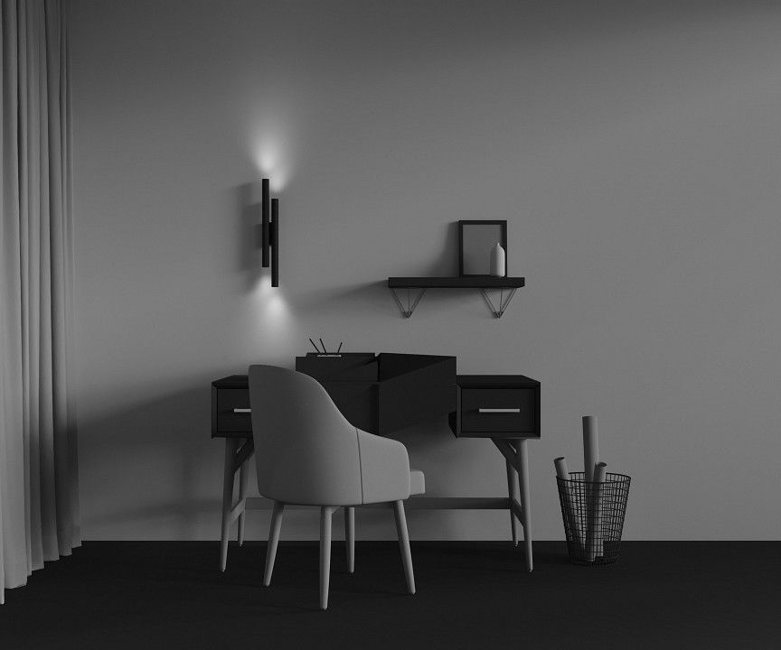 Бра Maytoni Technical Калипсо C082WL-24W2.7K-B