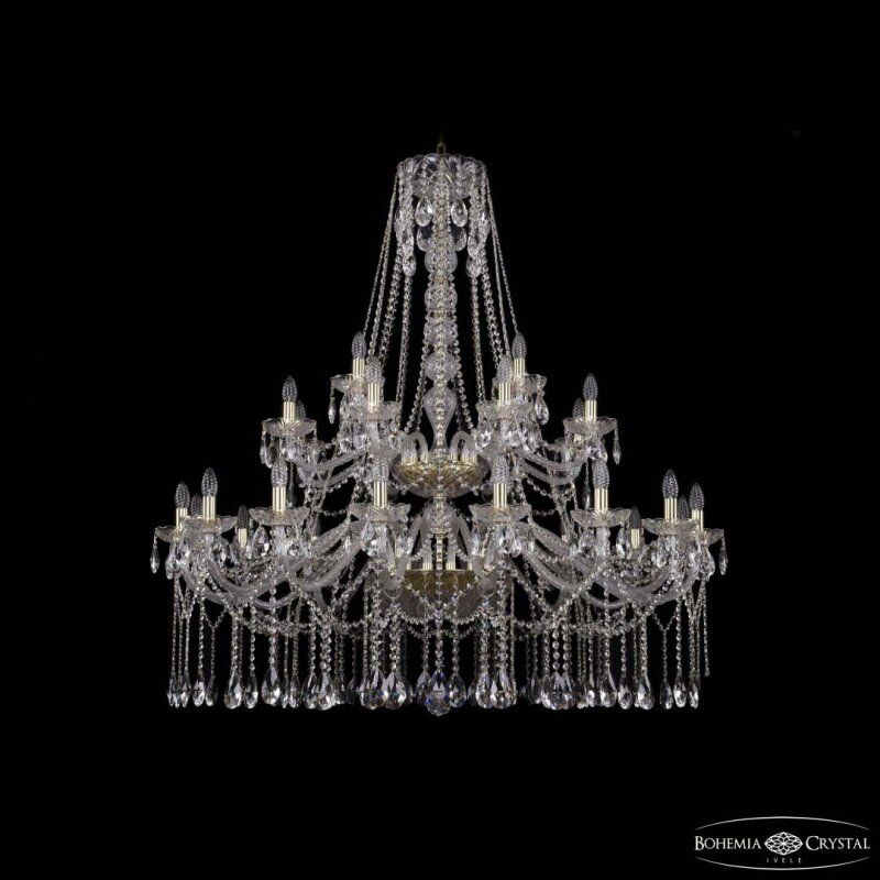 Подвесная люстра Bohemia Ivele Crystal 1413 1413/16+8+4/460/2d G