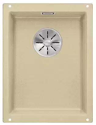 Мойка Blanco SUBLINE 320-U SILGRANIT отводная арматура InFino® шампань