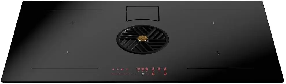 Индукционная варочная панель с вытяжкой Bertazzoni P804ICH2M30NC