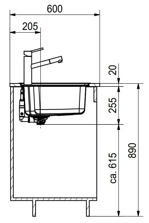 Мойка Franke BCX 610-74 TL сталь