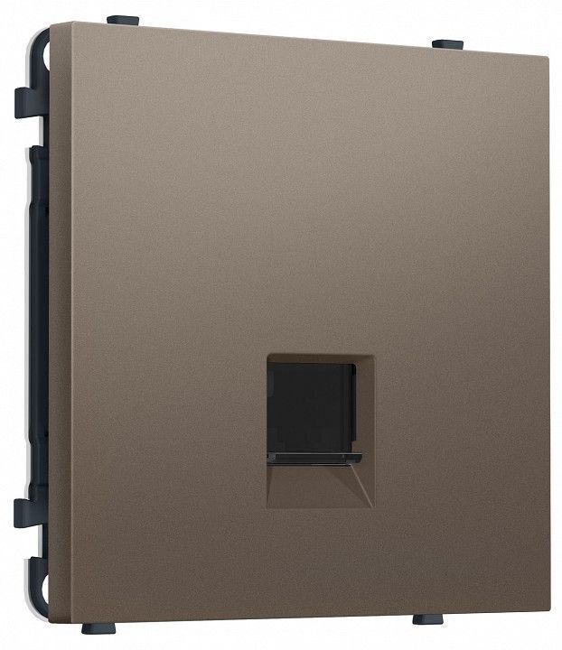 Розетка телефонная RJ-11 со штрокой, без рамки Ambrella Volt MS MS642030