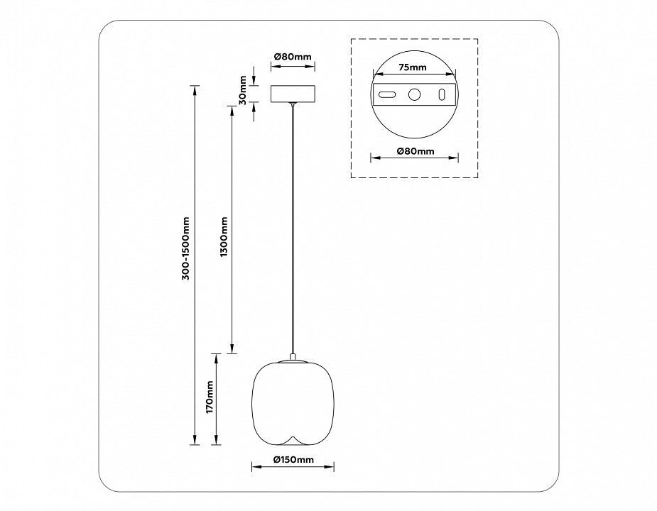Подвесной светильник Ambrella Light LH LH11093