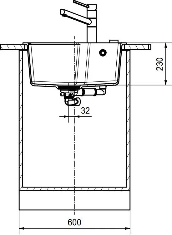 Мойка Franke UBG 610-50 миндаль