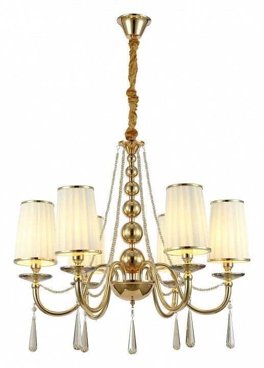 Подвесная люстра LUMINA DECO Fabione LDP 1200-6 F.GD