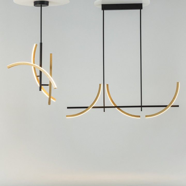 Люстра на штанге Maytoni Wabi MOD428PL-L27BK