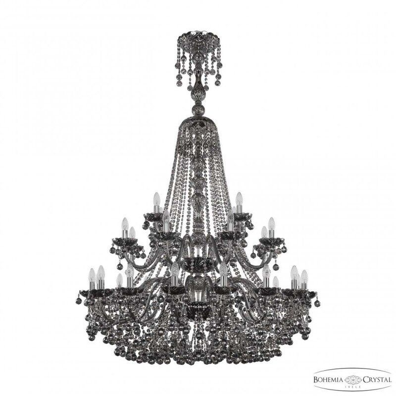 Подвесная люстра Bohemia Ivele Crystal 1409 1409/16+8+4/400/XL-164/2d Ni M731