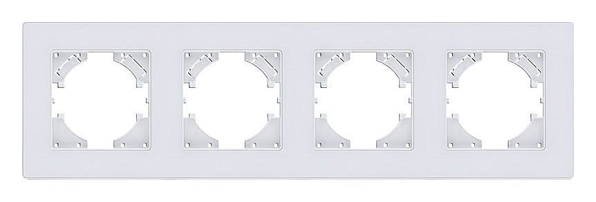 Рамка на 4 поста Kollinger Eleganz Acryl EA4WH