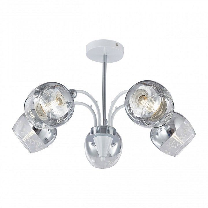 Люстра на штанге Arte Milano Napoli-326008 326008/5A WH+CR