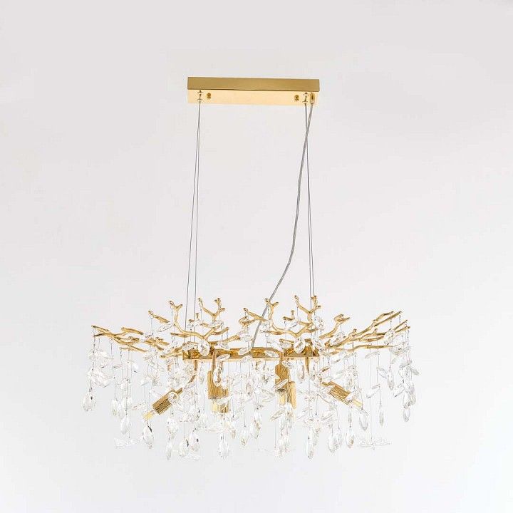 Подвесная люстра Arte Milano Веточка 230210.700.6.E14.D2 GD BUT-Clear