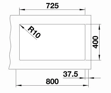 Мойка Blanco SUBLINE 430/270-U с отводной арматурой InFino® черный