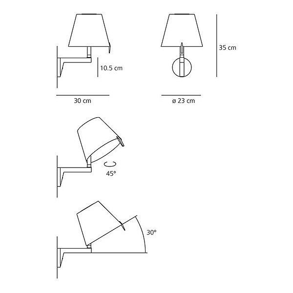 Бра Artemide  0721020A