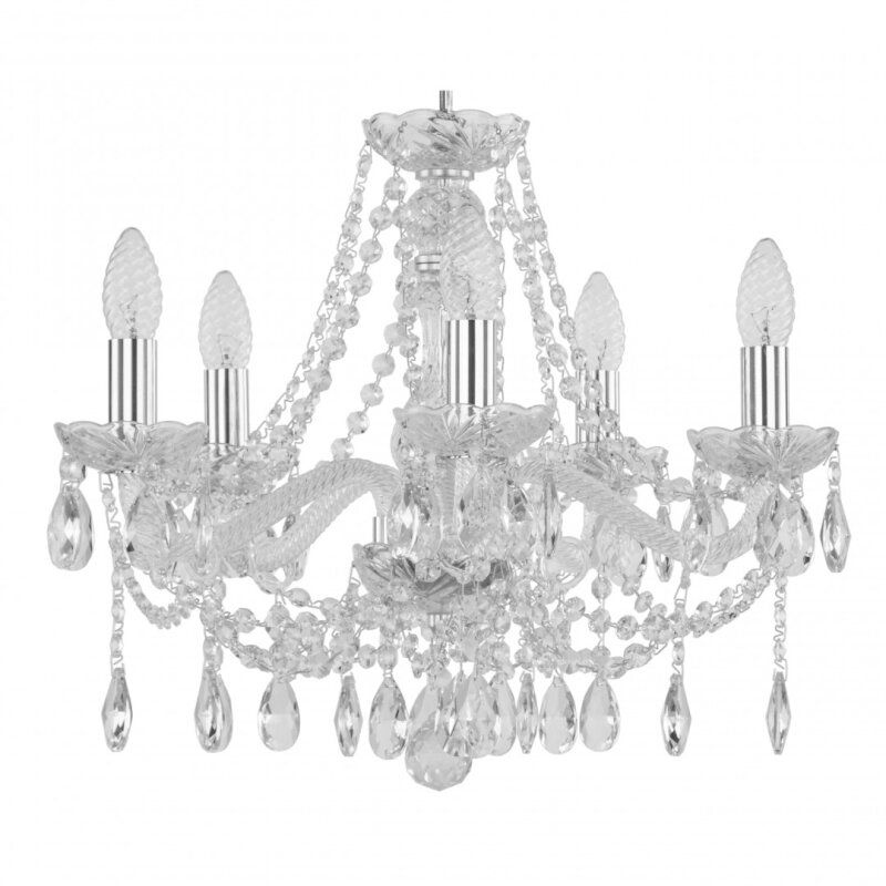 Подвесная люстра Bohemia Ivele Crystal 107 107/5/165 Ni